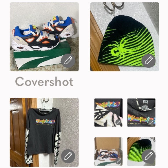 TRC Puma 4.5 Junior👟sneakers+🔛✔️/Neon🕷cap+Grateful🪦💀LS tee 10